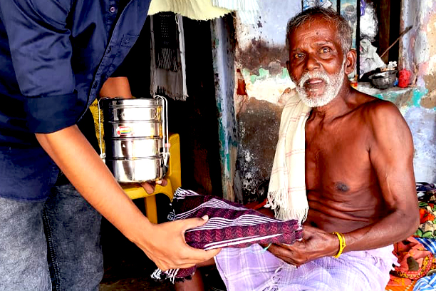 Elderly food distribution